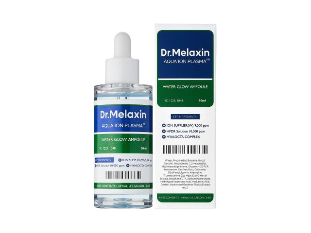 Dr.Melaxin Aqua Ion Plasm Water Glow Ampoule Ampułka nawilżająca do skóry suchej interakcje ulotka płyn - 50 ml