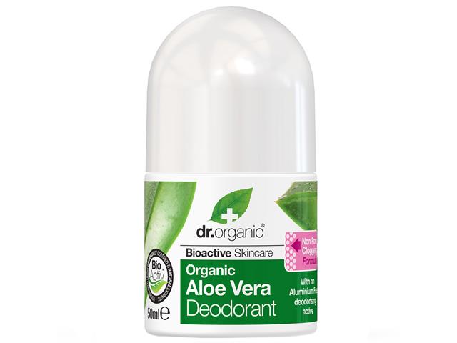 Dr. Organic Dezodorant roll-on antybakteryjny z organicznym aloesem interakcje ulotka roll-on  50 ml