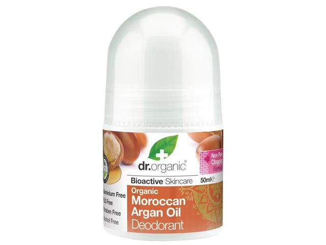 Dr. Organic Dezodorant z olejkiem arganowym interakcje ulotka roll-on  50 ml