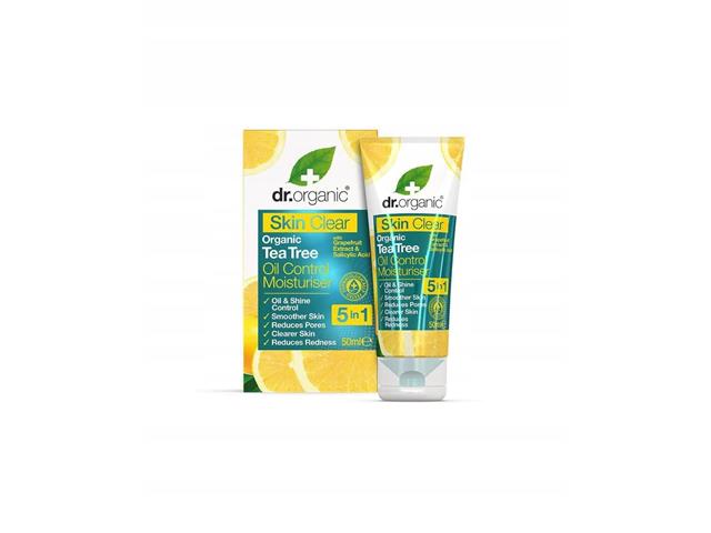 DR.ORGANIC SKIN CLEAR Balansujący Krem nawilżający do twarzy 5w1 interakcje ulotka krem - 50 ml