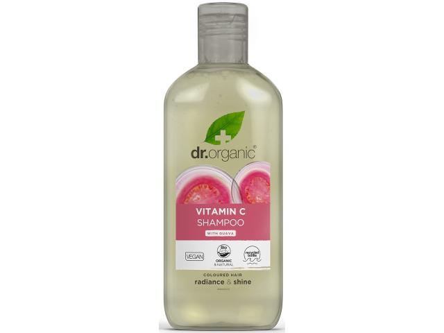 Dr. Organic Szampon delikatny do włosów farbowanych z witaminą C i ekstraktem z organicznej guawy interakcje ulotka szampon - 265 ml