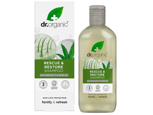 Dr. Organic Szampon do włosów odbudowujący z olejem z nasion organicznych konopi interakcje ulotka szampon - 265 ml