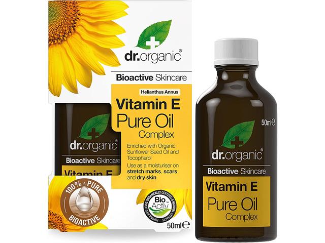 DR.ORGANIC VITAMIN E Kompleks olejów roślinnych z witaminą E interakcje ulotka   50 ml