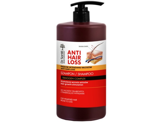 Dr Sante Anti Hair Loss Szampon do mycia włosów interakcje ulotka szampon  1 l