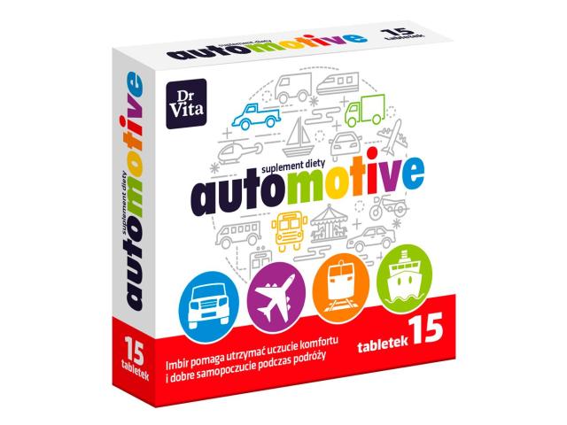 Dr Vita Automotive interakcje ulotka tabletki - 15 tabl.