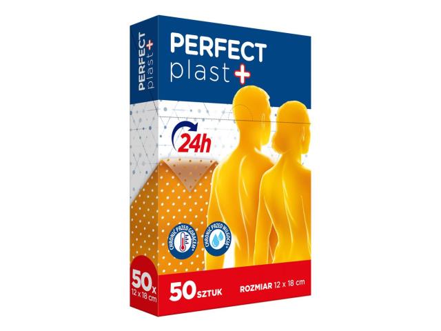 Dr Vita Perfect Plast Plaster pielęgnacyjny z olejem z nasion gorczycy 12 x 18 cm box interakcje ulotka plaster - 50 szt.