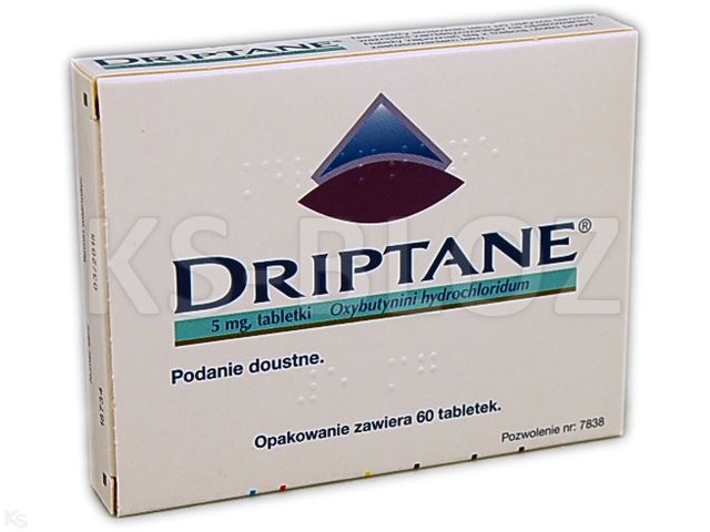 Driptane interakcje ulotka tabletki 5 mg 60 tabl.