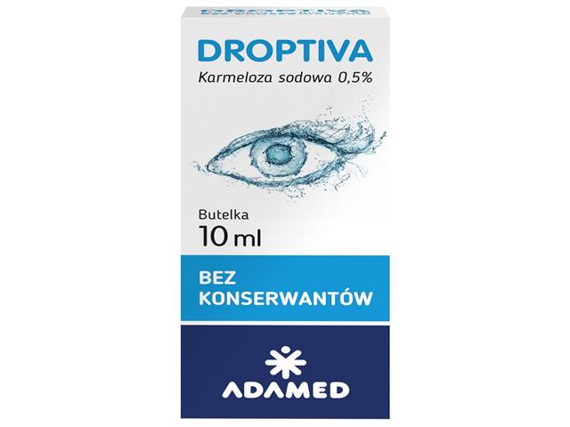 Droptiva interakcje ulotka krople do oczu  10 ml