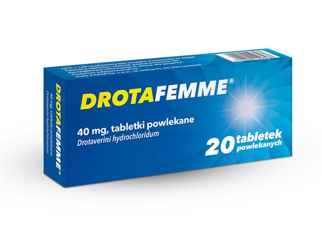 Drotafemme interakcje ulotka tabletki powlekane 40 mg 20 tabl.