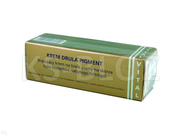 DRULA PIGMENT Krem na bielactwo interakcje ulotka   20 ml