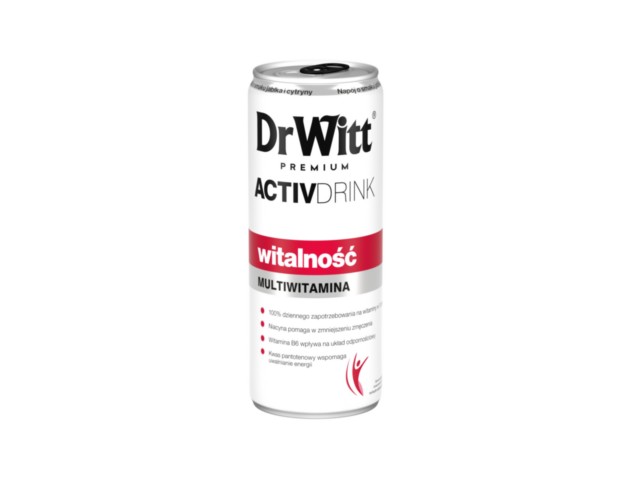 DrWitt PREMIUM Witalność Napój o sm.jabłka i cytryny multiwitamina interakcje ulotka płyn doustny - 250 ml