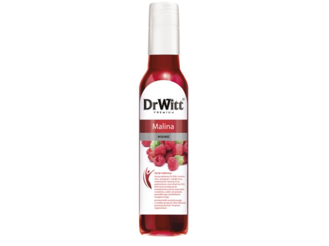 DrWitt Syrop MALINOWY interakcje ulotka syrop - 250 ml