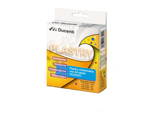 Ducenti Plastry uniwersalne mix interakcje ulotka plaster - 24 szt.