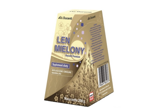 Ducenti Premium Len mielony interakcje ulotka proszek  200 g