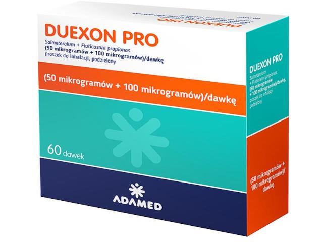 Duexon Pro interakcje ulotka proszek do inhalacji (100mcg+50mcg)/daw. 