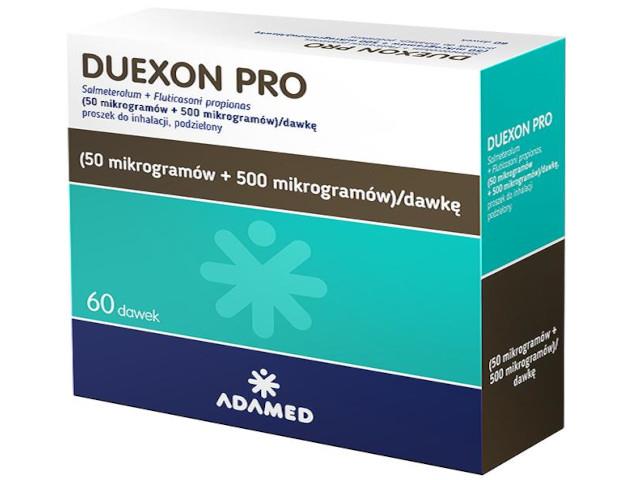 Duexon Pro interakcje ulotka proszek do inhalacji (500mcg+50mcg)/daw. 