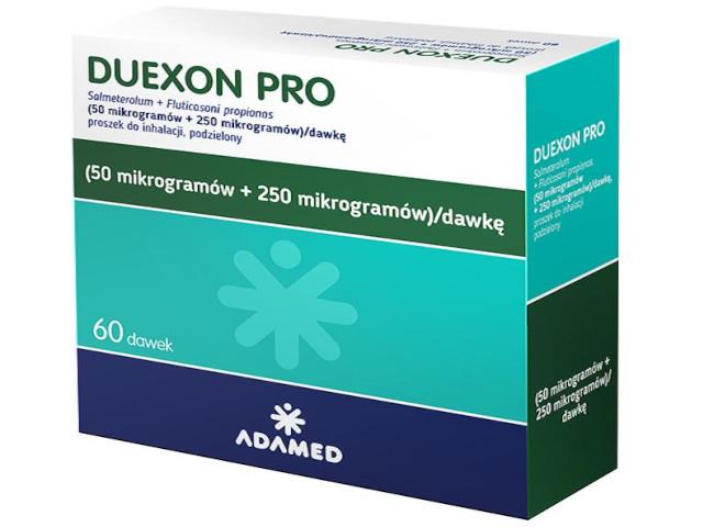 Duexon Pro interakcje ulotka proszek do inhalacji (250mcg+50mcg)/daw. 