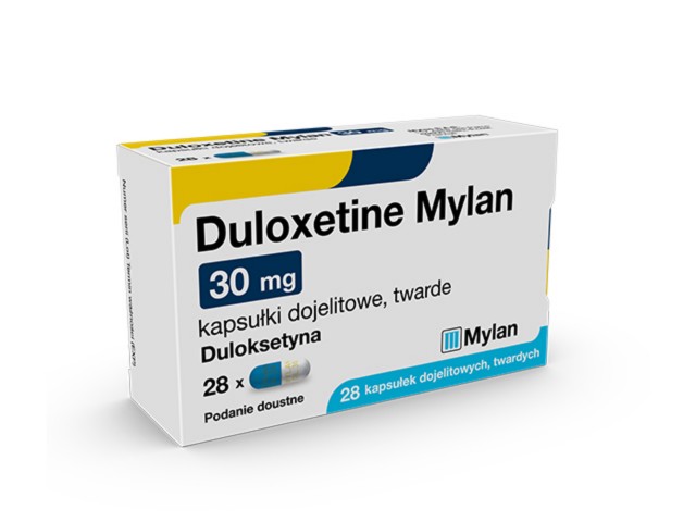 Duloxetine Mylan interakcje ulotka kapsułki dojelitowe twarde 30 mg 