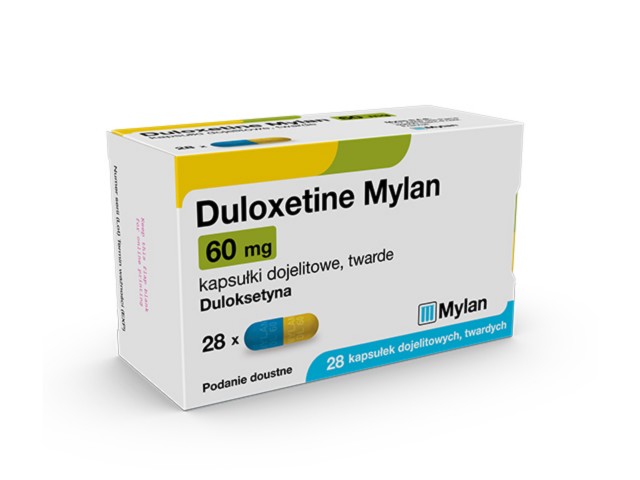 Duloxetine Mylan interakcje ulotka kapsułki dojelitowe twarde 60 mg 