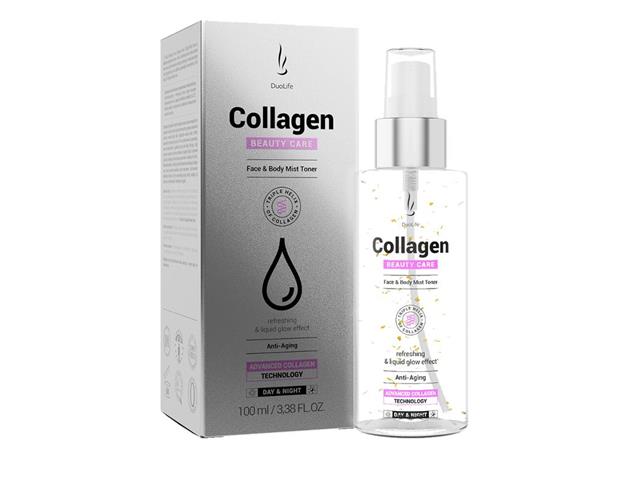 DuoLife Beauty Care Collagen Face & Body Mist Toner interakcje ulotka spray do stosowania na skórę - 100 ml