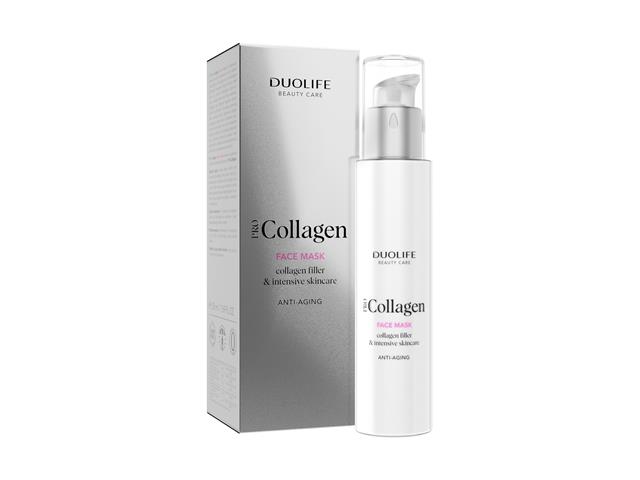 DUOLIFE BEAUTY CARE PRO COLLAGEN Face Mask Regenerująca Maska do twarzy na noc interakcje ulotka maseczka - 50 ml