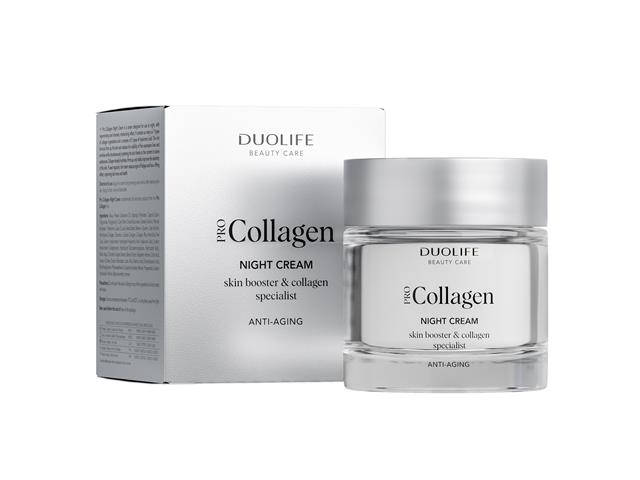 DUOLIFE BEAUTY CARE PRO COLLAGEN Night Cream interakcje ulotka krem - 50 ml