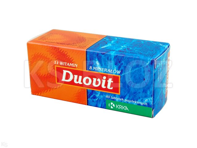 Duovit interakcje ulotka tabletki powlekane - 40 tabl. (20+20)