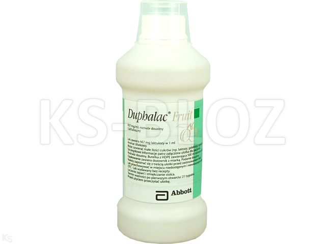 Duphalac Fruit interakcje ulotka roztwór doustny 667 mg/ml 500 ml | butelka