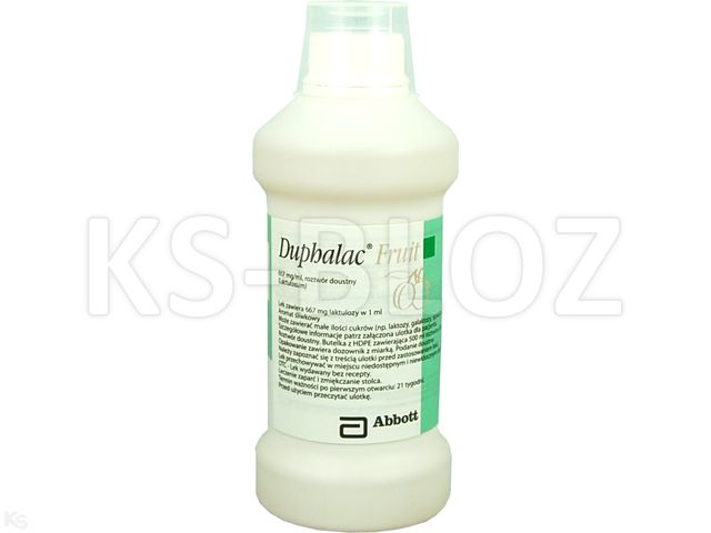 Duphalac Fruit interakcje ulotka roztwór doustny 667 mg/ml 500 ml (but.)