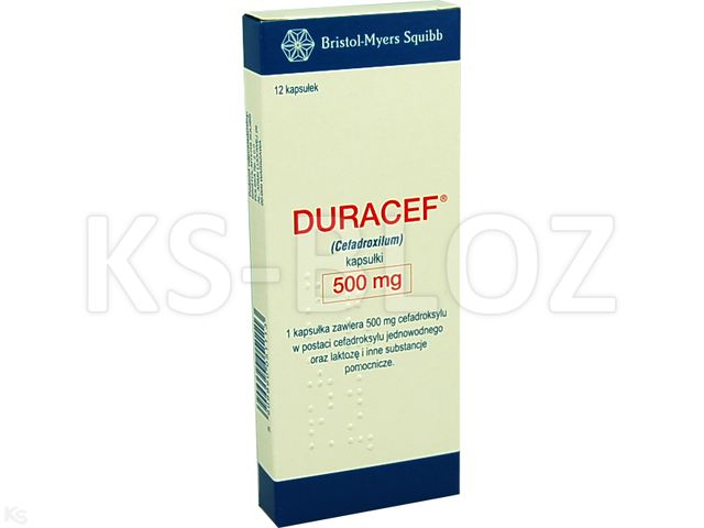 Duracef interakcje ulotka kapsułki 500 mg 