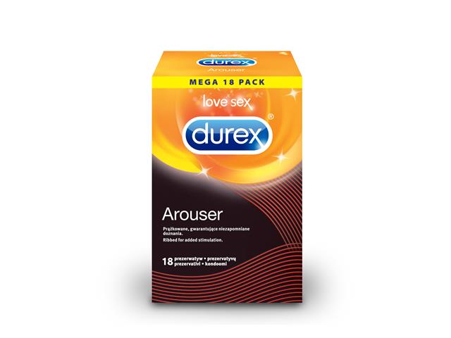 Durex Arouser Prezerwatywy interakcje ulotka   18 szt.