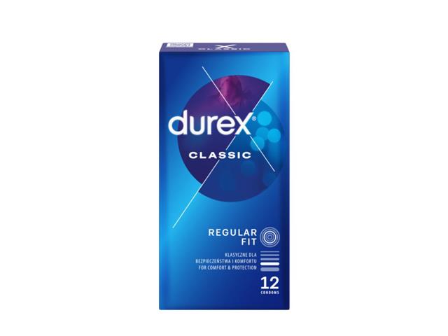 Durex Classic Prezerwatywy interakcje ulotka prezerwatywa  12 szt.