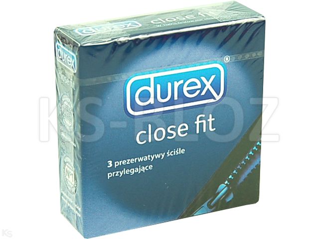 Durex Close Fit Prezerwatywy interakcje ulotka prezerwatywa  3 szt.