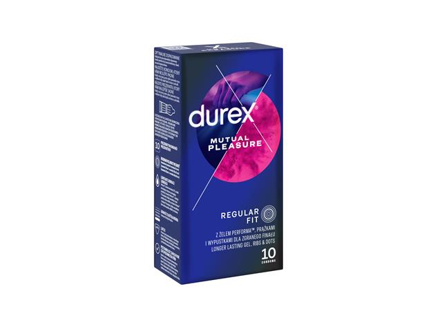 Durex Mutual Pleasure Prezerwatywy interakcje ulotka   10 szt.