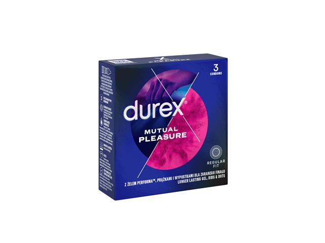 Durex Mutual Pleasure Prezerwatywy interakcje ulotka   3 szt.