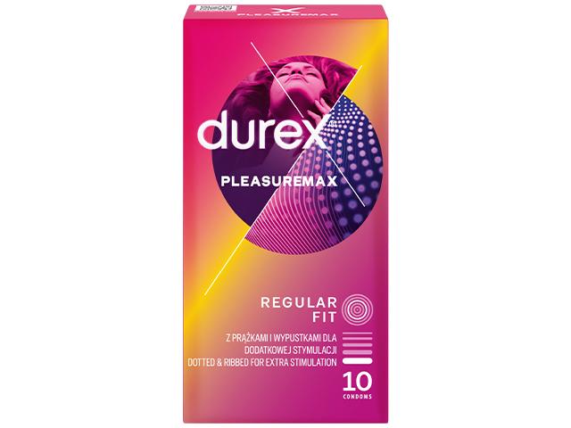 Durex PleasureMax Prezerwatywy interakcje ulotka prezerwatywa  10 szt.