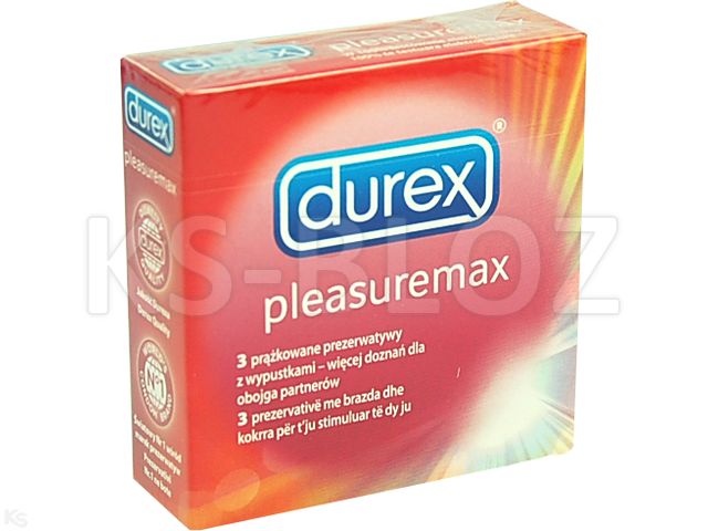 Durex PleasureMax Warming Prezerwatywy interakcje ulotka   3 szt.