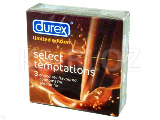 Durex Select Temptation Choc Prezerwatywy interakcje ulotka prezerwatywa - 3 szt.