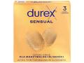 Durex Sensual Prezerwatywy supercienkie interakcje ulotka prezerwatywa  3 szt.