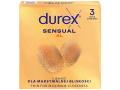 Durex Sensual XL Prezerwatywy interakcje ulotka prezerwatywa  3 szt.