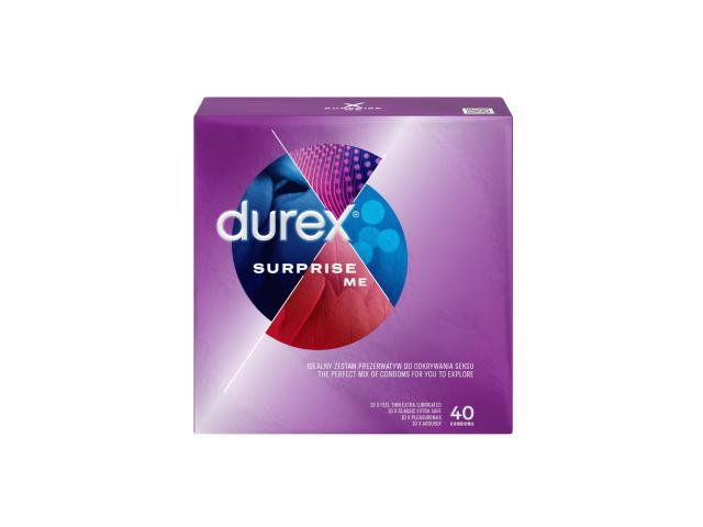 Durex Surprise Me Mix Prezerwatywy interakcje ulotka prezerwatywa  40 szt.