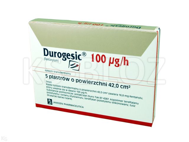 Durogesic interakcje ulotka system transdermalny,plaster 0,1 mg/h (16,8 mg) 5 szt.