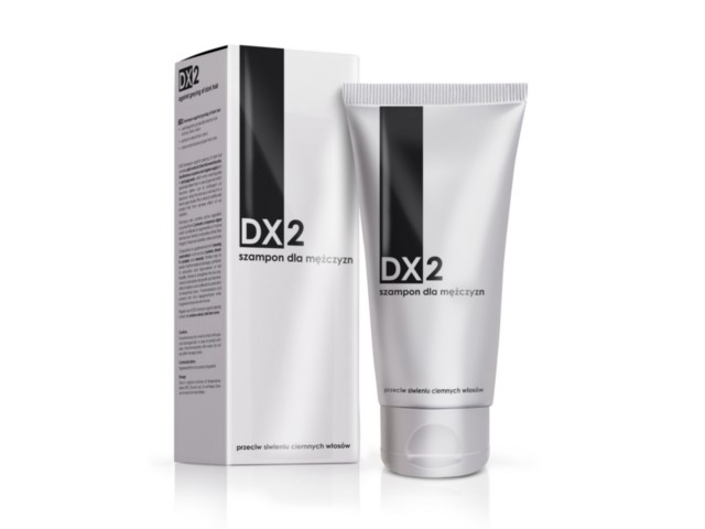 DX2 Szampon przeciw siwieniu włosów ciemnych interakcje ulotka szampon  150 ml