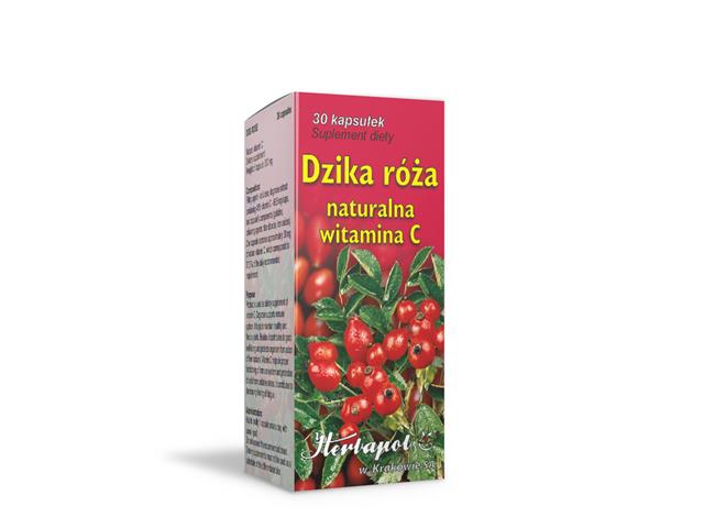 Dzika Róża interakcje ulotka kapsułki - 30 kaps.