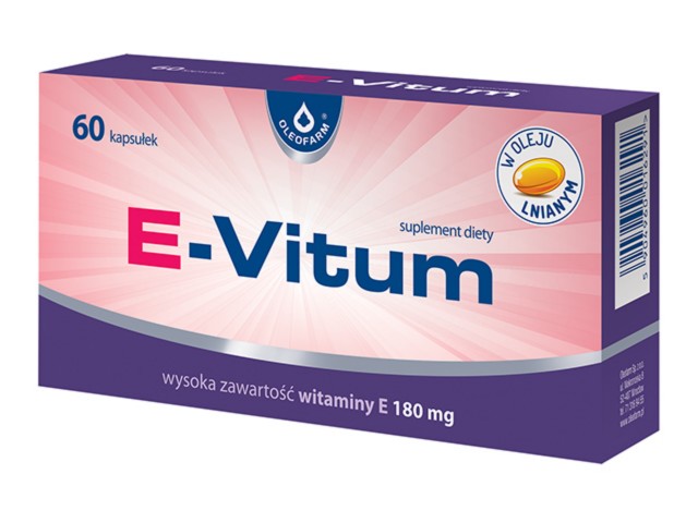 E-Vitum interakcje ulotka kapsułki  60 kaps.