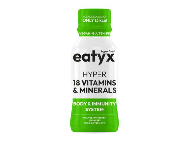 Eatyx Hyperfood Hyper 18 Vitamins & Minerals smak pomarańczowo-malinowy interakcje ulotka płyn doustny - 95 ml