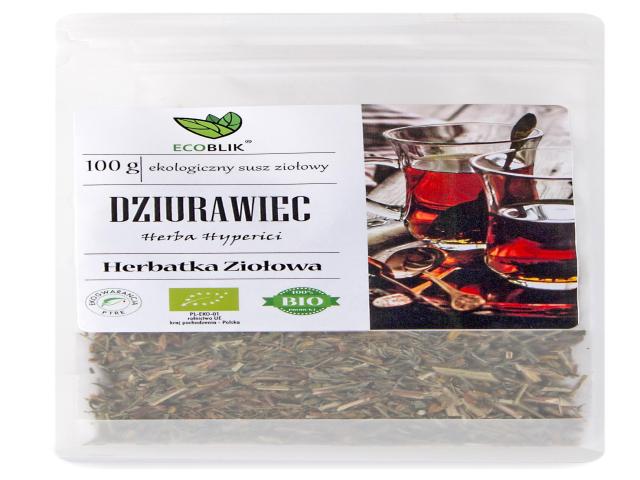 Ecoblik Dziurawiec Herbatka ziołowa interakcje ulotka herbata - 100 g