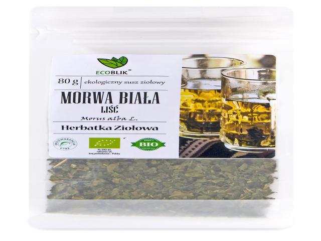Ecoblik Morwa Biała Liść Herbatka ziołowa interakcje ulotka herbata - 80 g