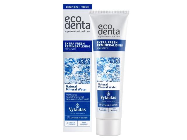 Ecodenta Pasta remineralizująca do zębów odświeżająca interakcje ulotka pasta do zębów - 100 ml