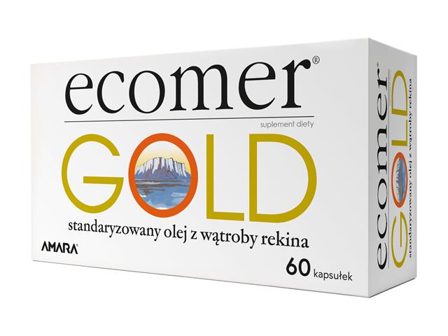 Ecomer Gold interakcje ulotka kapsułki - 60 kaps.